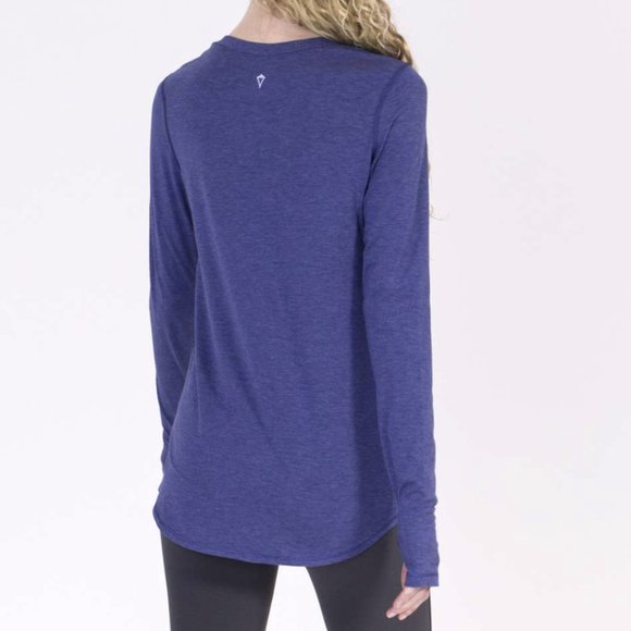 Ivivva Calm To Energy Long Sleeve - PURPLE / Kids 14 - Picture 3 of 7